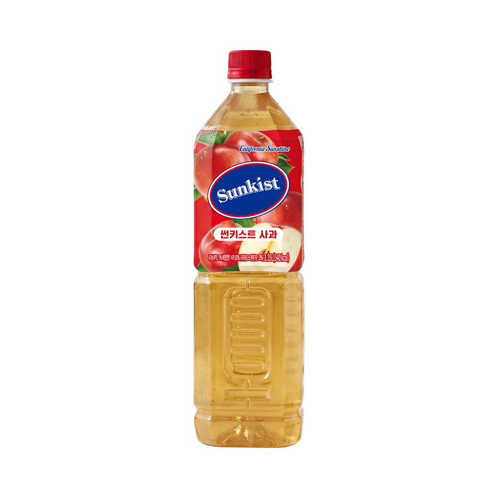 [토스쇼핑] 썬키스트 사과주스, 1.35L, 12개