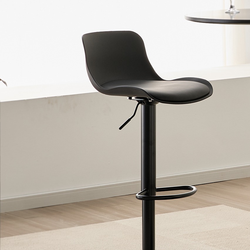 RMDESIGN 모엘 바 체어, 블랙, 1개