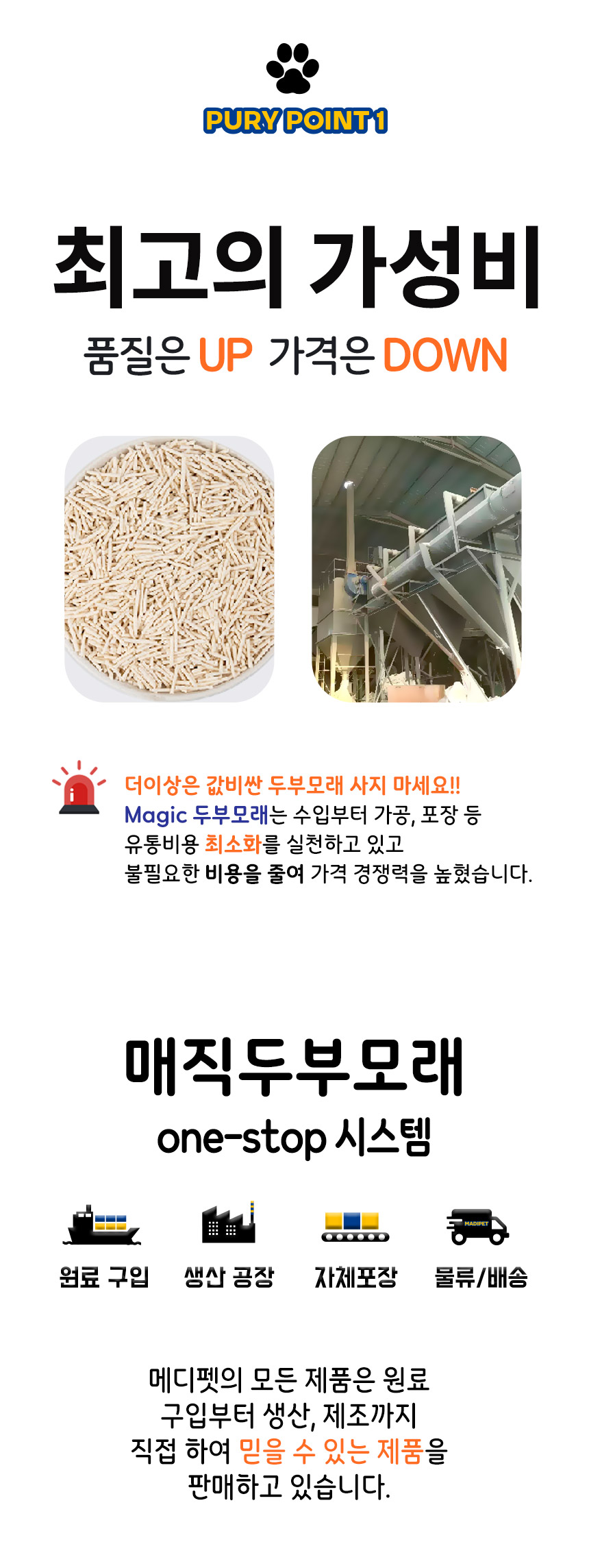 메디펫 고양이 두부모래, 녹차향, 10L, 5개 상세 이미지 4