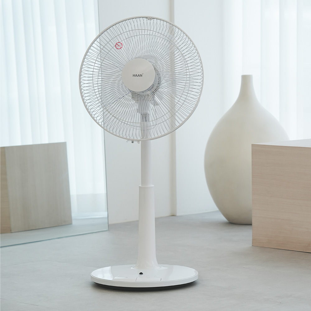한경희 발터치 리모컨 스탠드 선풍기 HA-HDC370, 화이트, 1개