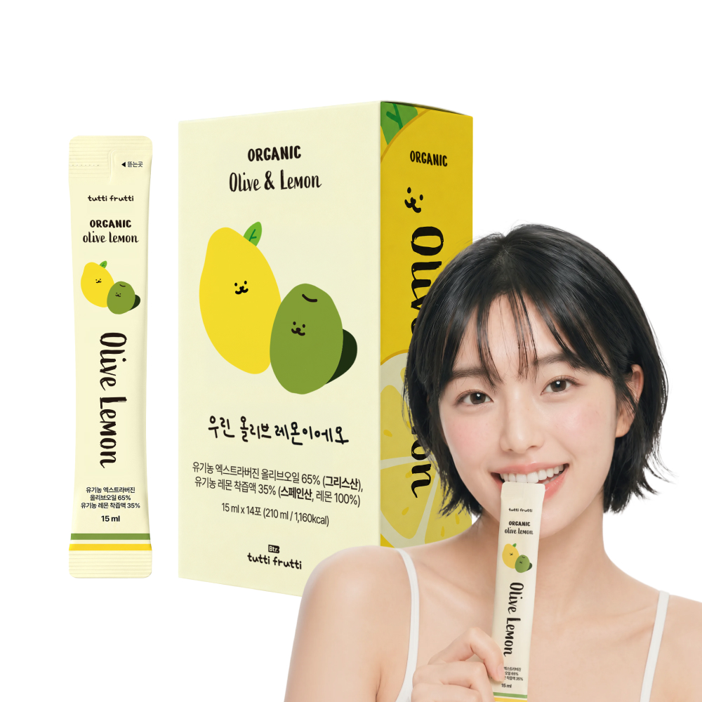 뚜띠프루티 우린 올리브 레몬이에오, 15ml, 14포, 1박스 토스쇼핑 특가