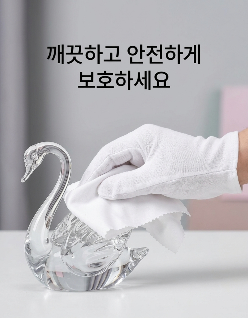 다용도 얇은 민자 면장갑, 흰색, 36세트 상세 이미지 3