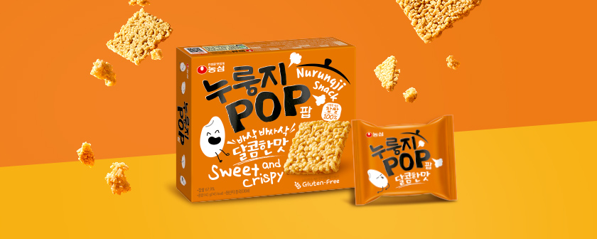 농심 누룽지팝, 142g, 8개