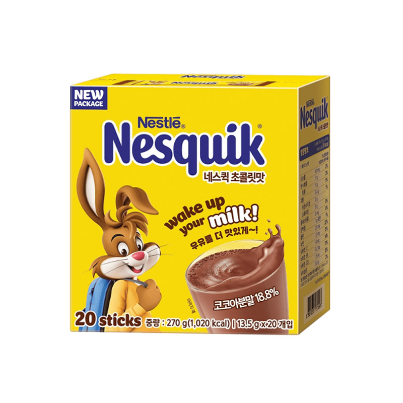 [토스]네슬레 네스퀵 초콜릿맛 13.5g 20개입 (12,300원/무료)