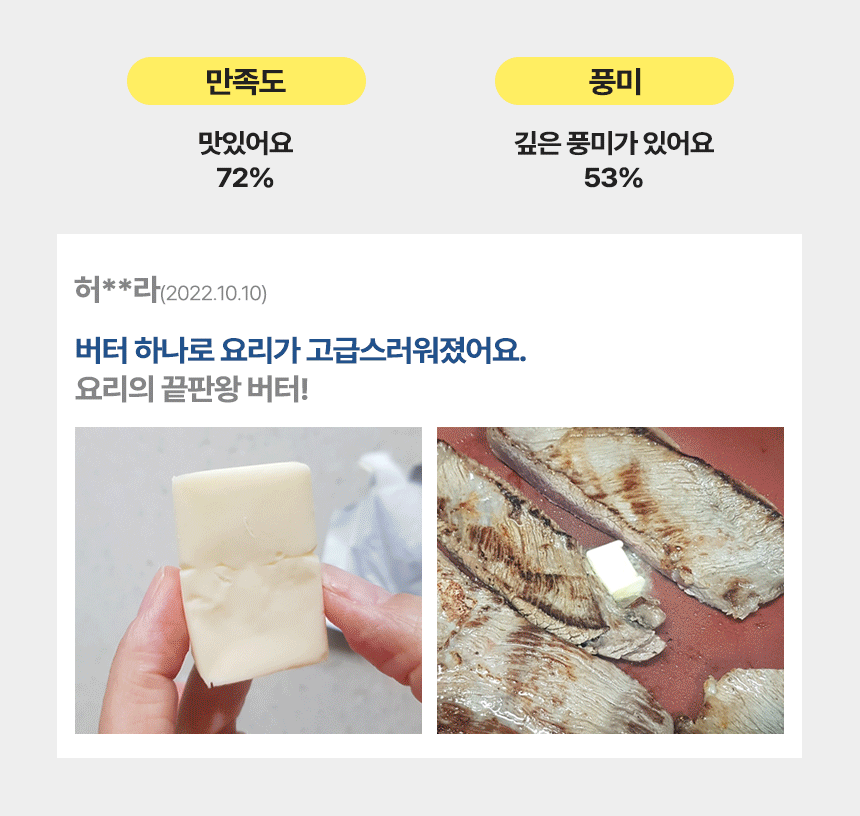 파오리 프리미엄 무염버터, 125g, 2팩
