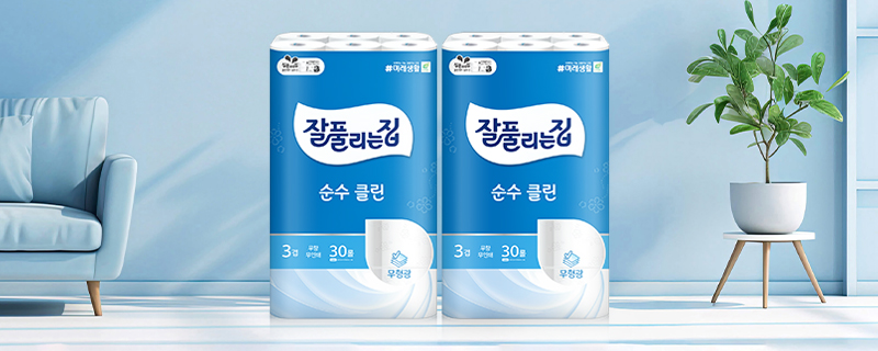 잘풀리는집 순수 클린, 3겹, 25m, 30롤, 2팩
