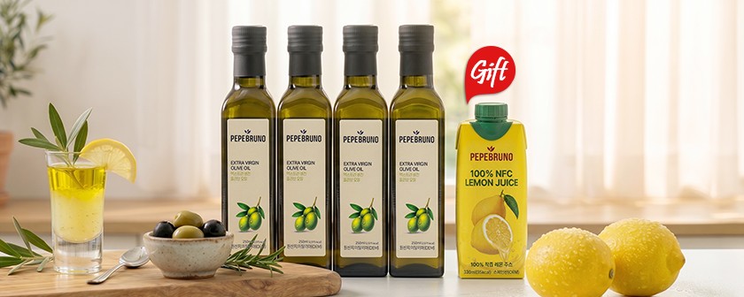 페페브루노 엑스트라버진 올리브오일, 250ml, 4개