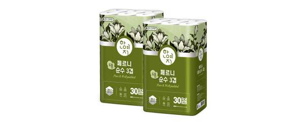 한예지 페르니 도톰 순수 3겹, 30m, 30롤입, 2개