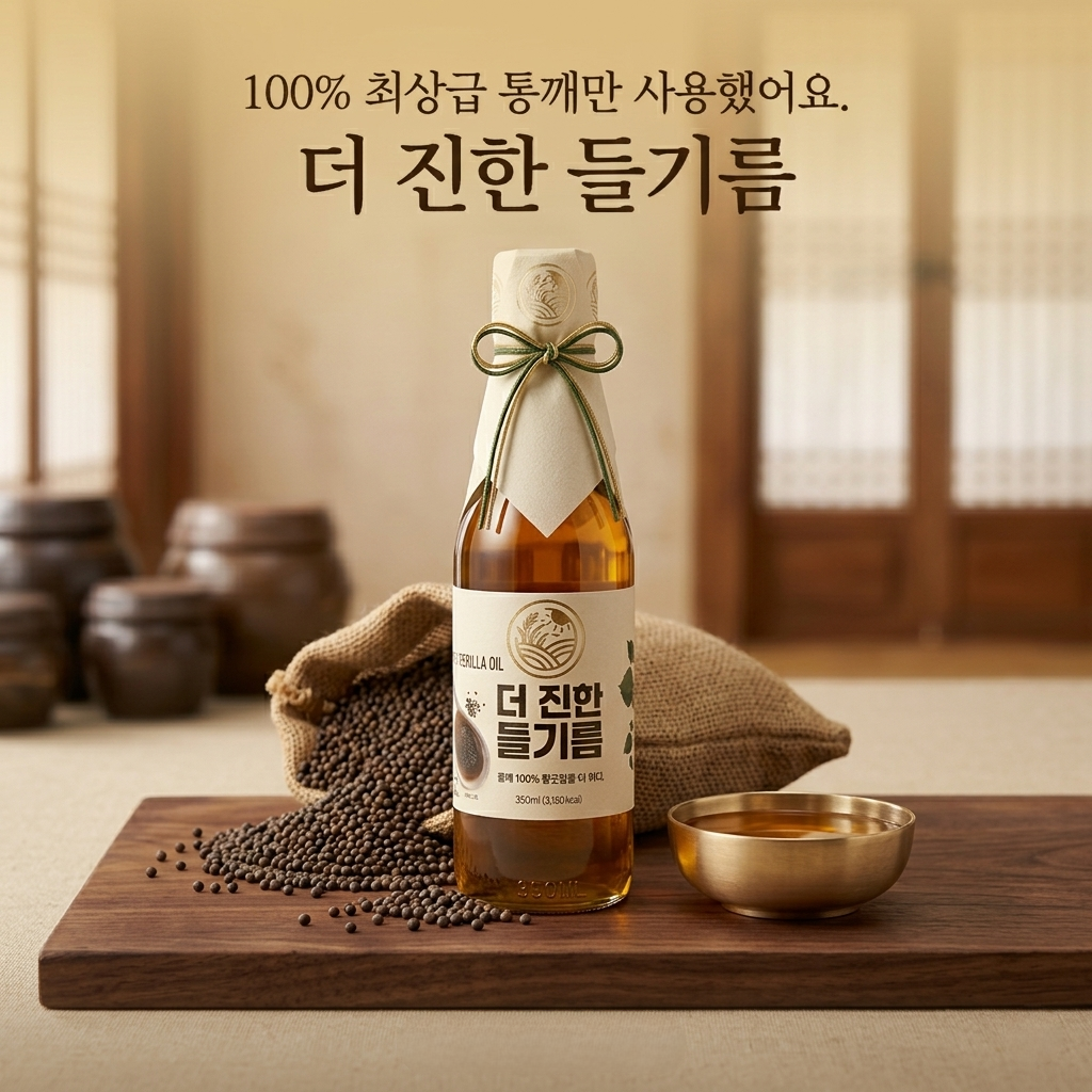 들녘 전통압착 더 진한 통참깨100퍼센트 참기름 + 통들깨100퍼센트 들기름, 350ml, 2병, 1세트