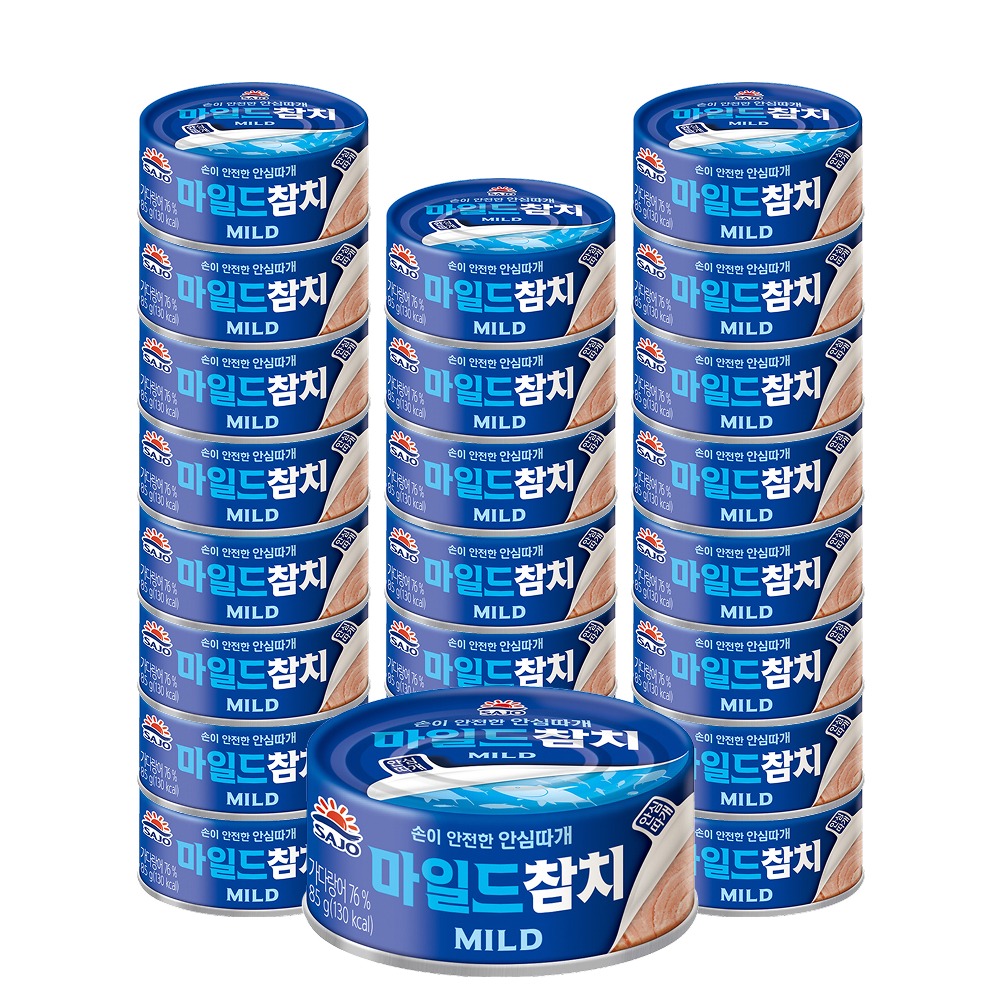 사조대림 사조 마일드참치 안심따개, 85g, 24개