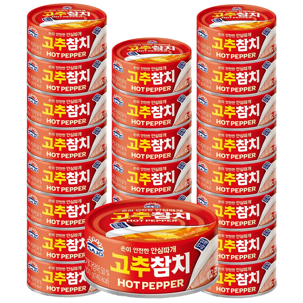 사조 고추참치, 100g, 24개