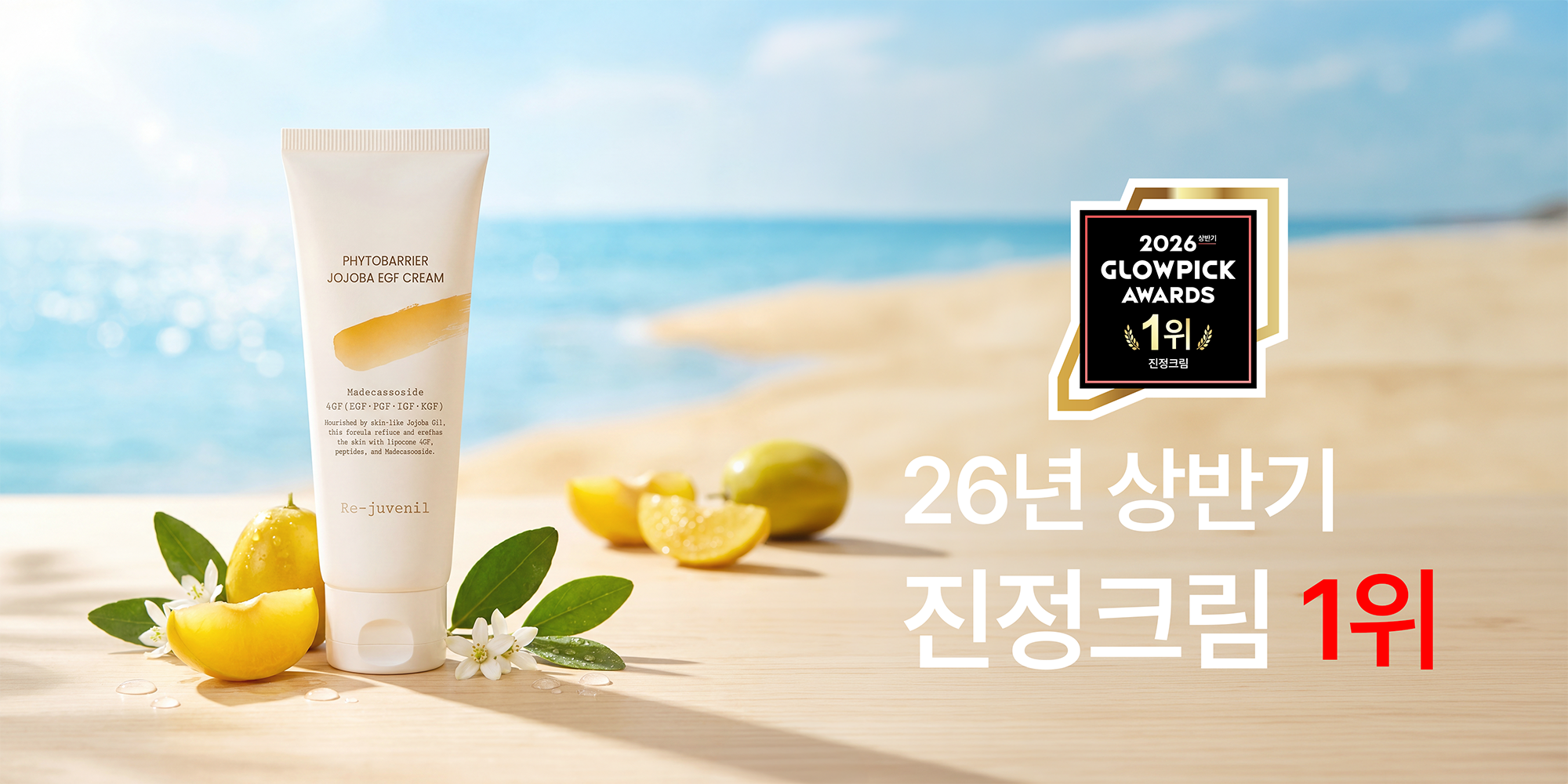 리쥬베닐 파이토베리어 호호바 EGF 크림, 100g, 1개 상세 이미지 2