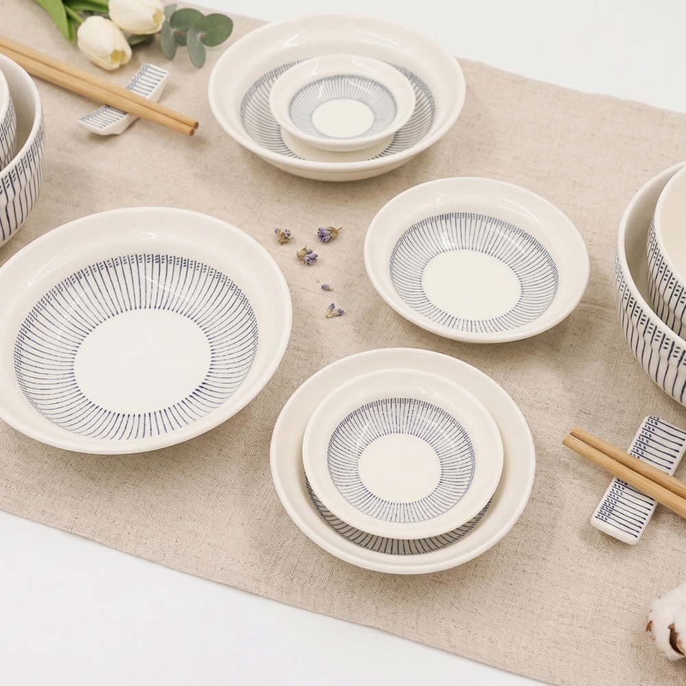 행남자기 라인듀오 2인 홈세트, 14피스, 화이트, 1세트 상품 이미지 5