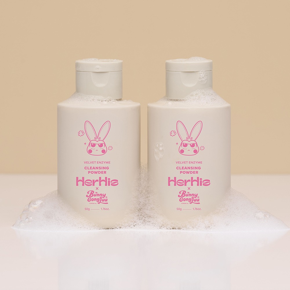 허히즈 버니공쥬 벨벳 효소 클렌징 파우더, 50g, 1개 상품 이미지 2