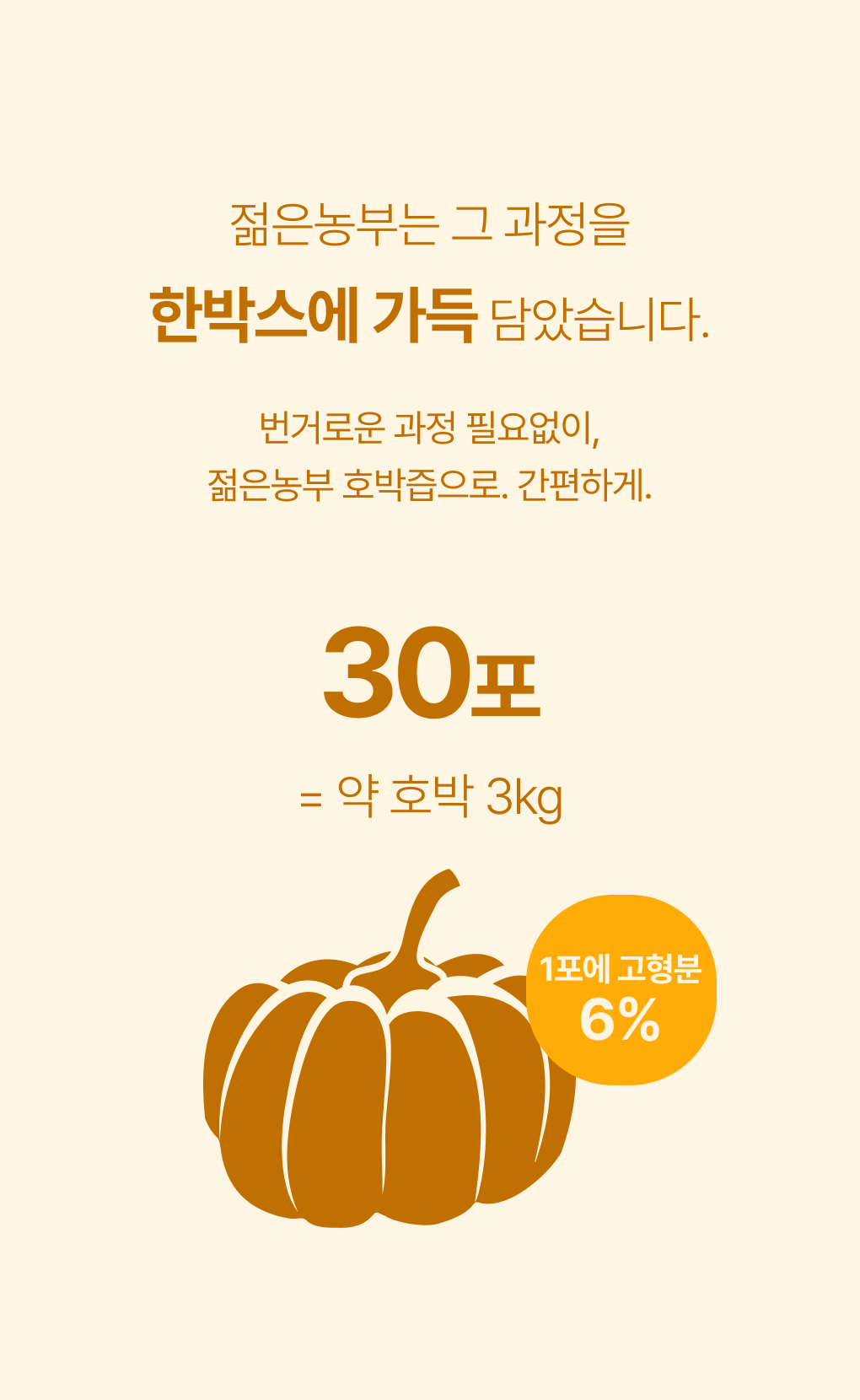 푸릇담 젊은농부 호박즙, 100ml, 60팩