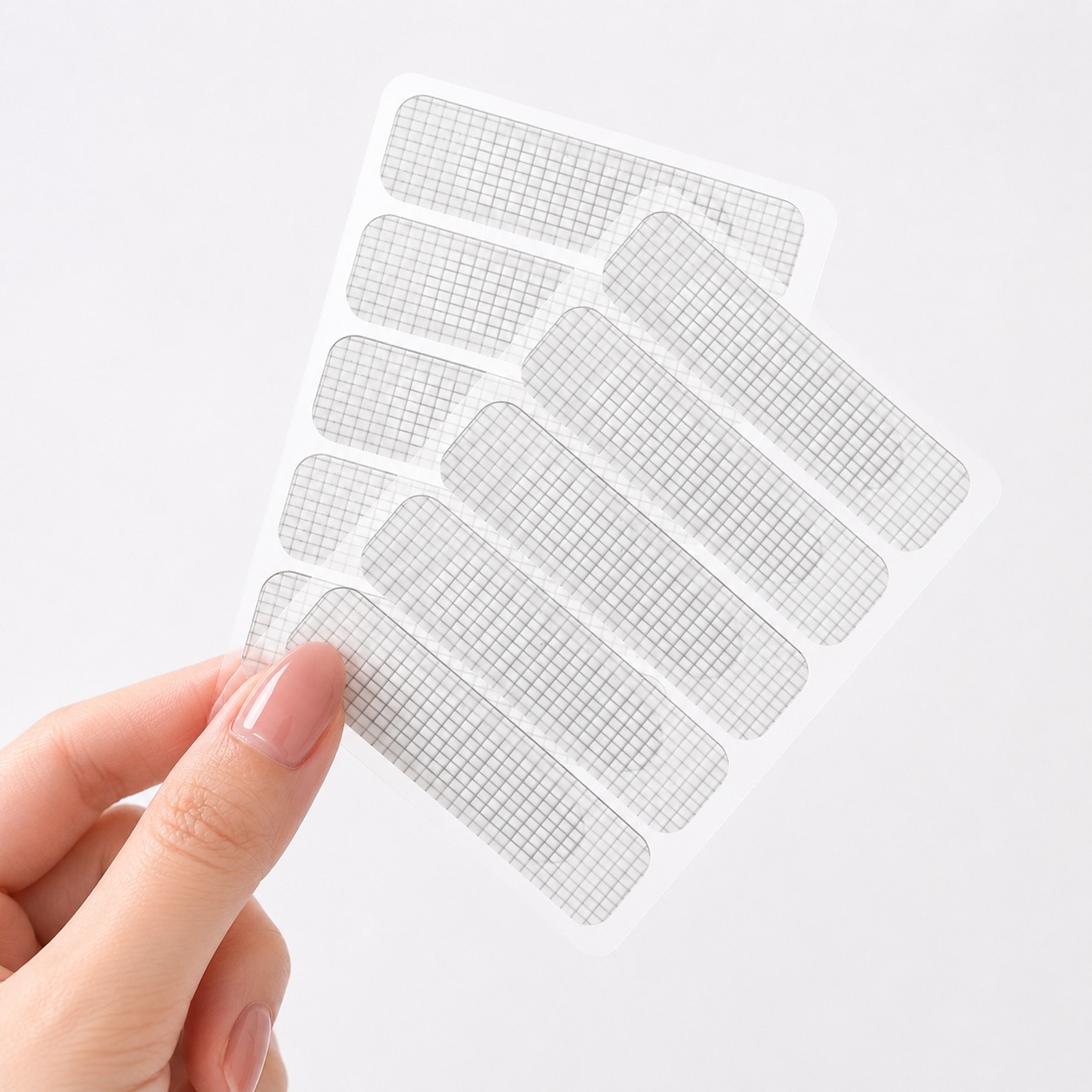물구멍 방충망 스티커, 화이트, 5개입, 60x15mm, 1개