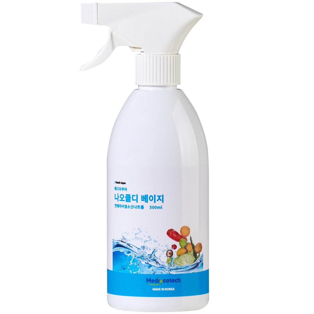 나오클디 베이지 과일·야채·조리기구 뿌리는 살균소독제, 500ml, 1개