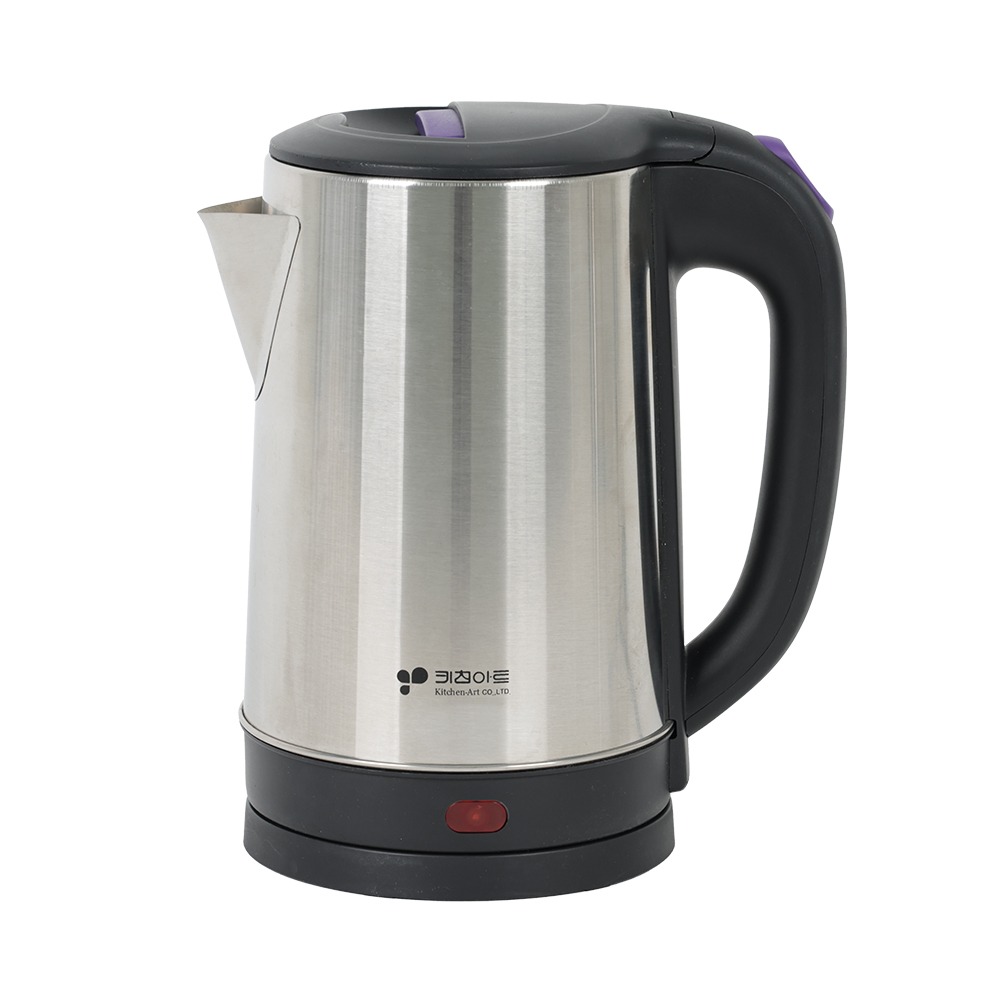 키친아트 스테인리스 무선 전기포트, KAEP-6517, 1.7L, 1개