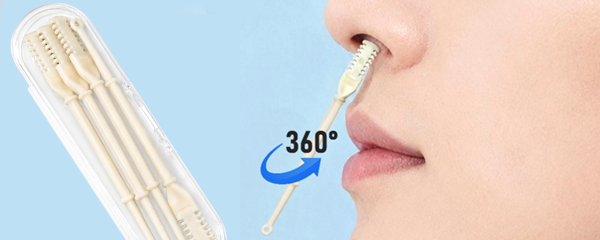 양면 코털 트리머, 아이보리, 4개