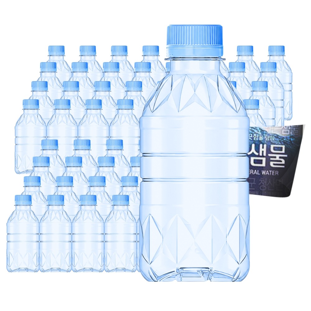 동원 샘물 무라벨, 300ml, 60개 상품 이미지 1