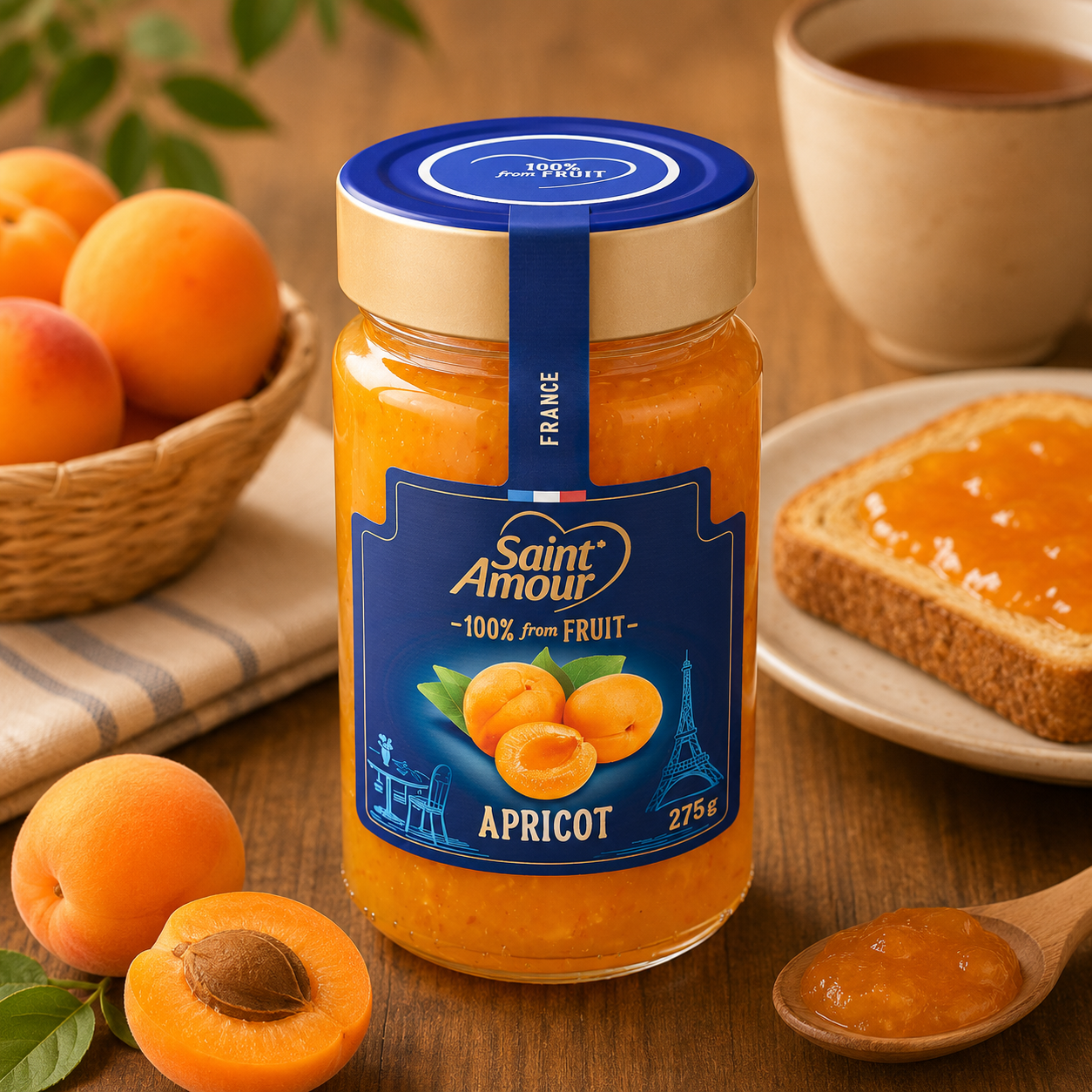 Saint Amour 살구잼, 275g, 2개
