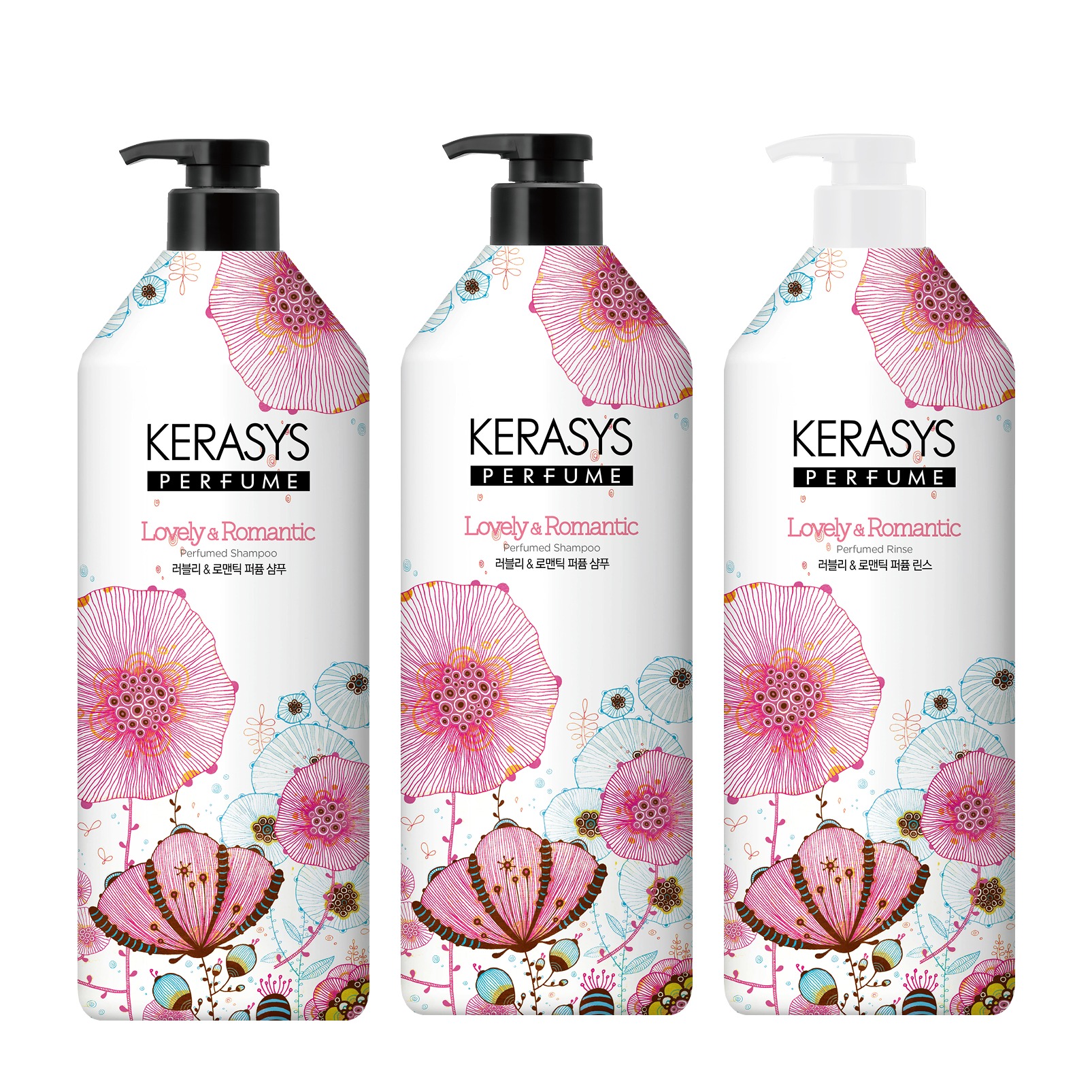 케라시스 퍼퓸 러블리 앤 로맨틱 샴푸, 980ml, 2개 + 린스, 980ml, 1개 가격 비교 케라시스 퍼퓸 러블리 앤 로맨틱 샴푸, 980ml, 2개 + 린스, 980ml, 1개