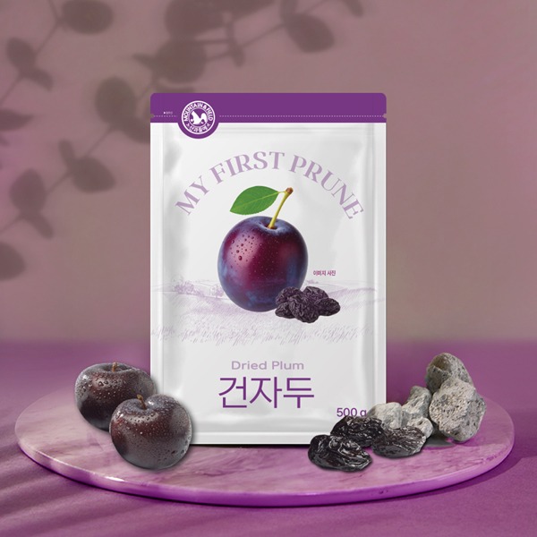[토스쇼핑] 산과들에 씨를 뺀 건자두, 500g, 2개