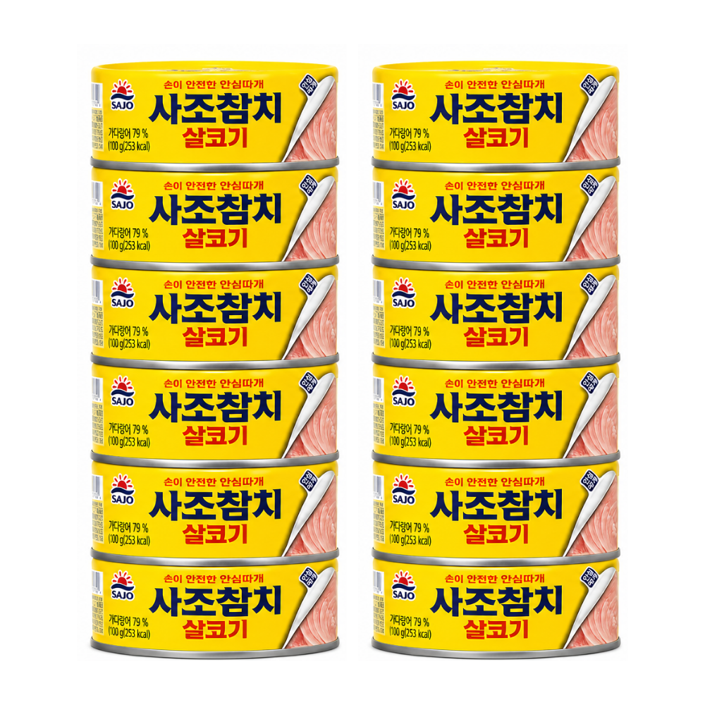 사조 살코기참치, 100g, 12개