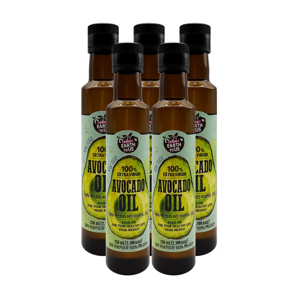 종근당건강 100% 엑스트라 버진 아보카도오일, 250ml, 5개