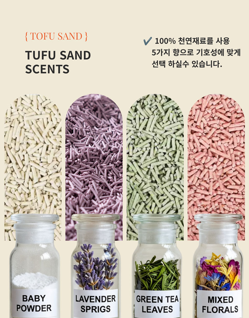 구구펫 두부 모래, 8L, 6개, 오리지널 상세 이미지 5