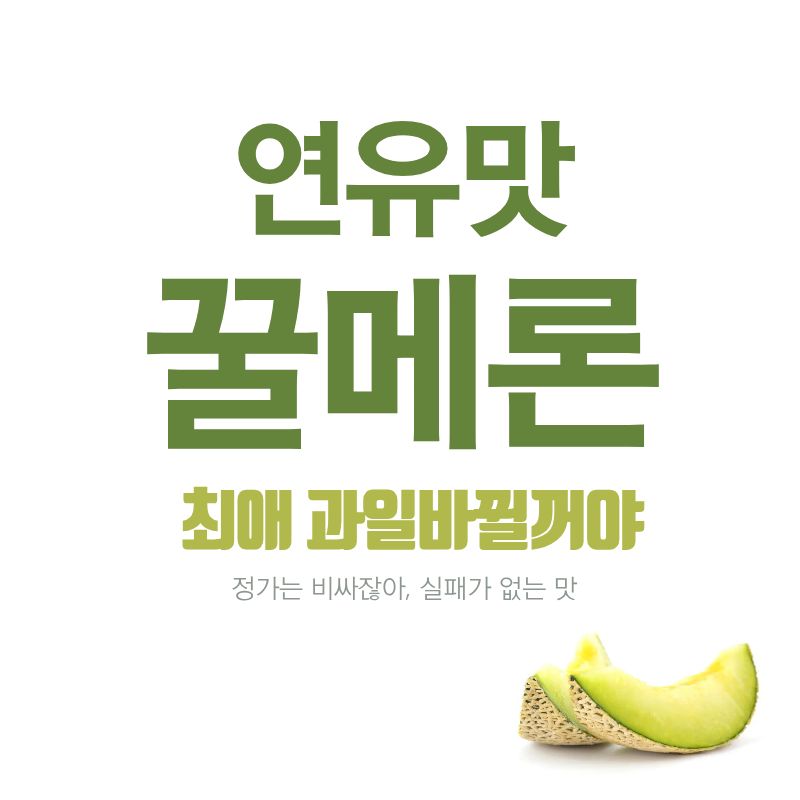 연유맛 꿀메론, 특품, 특대과, 4kg, 2수, 1박스
