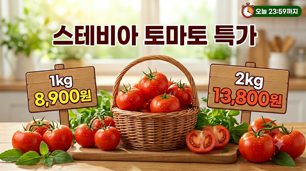 건달마토 스테비아 방울토마토, 500g, 4팩