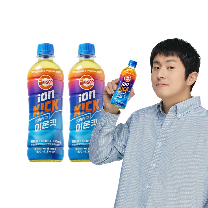[토스쇼핑] 광동 비타500 이온킥 제로, 500ml, 24개