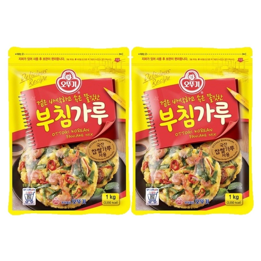 오뚜기 부침가루, 1kg, 2개