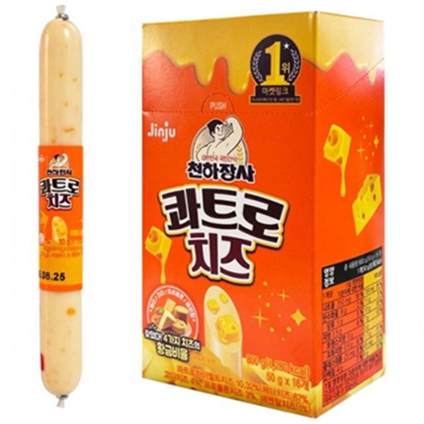 천하장사 콰트로치즈 소시지, 50g, 16개, 1개