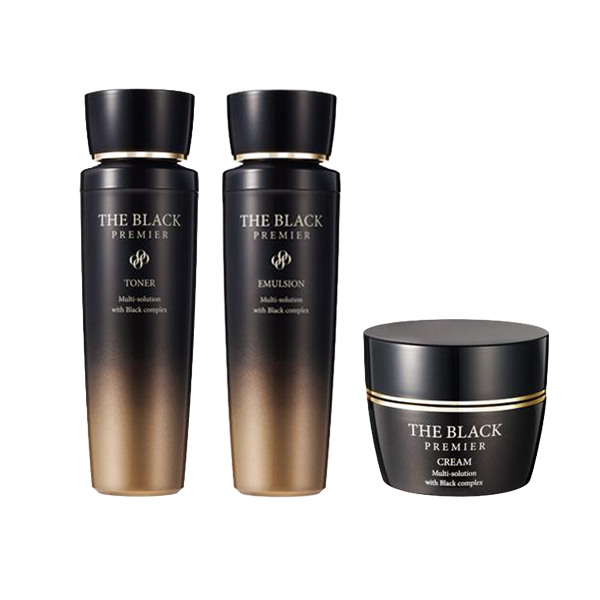 [토스쇼핑] 코리아나 더블랙 프리미어 기초 3종세트, 토너 + 에멀션 + 크림, 1개(19,900원/무료)