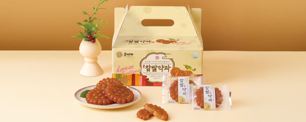 호정가 찹쌀약과, 1kg, 약 25~30개입, 1박스
