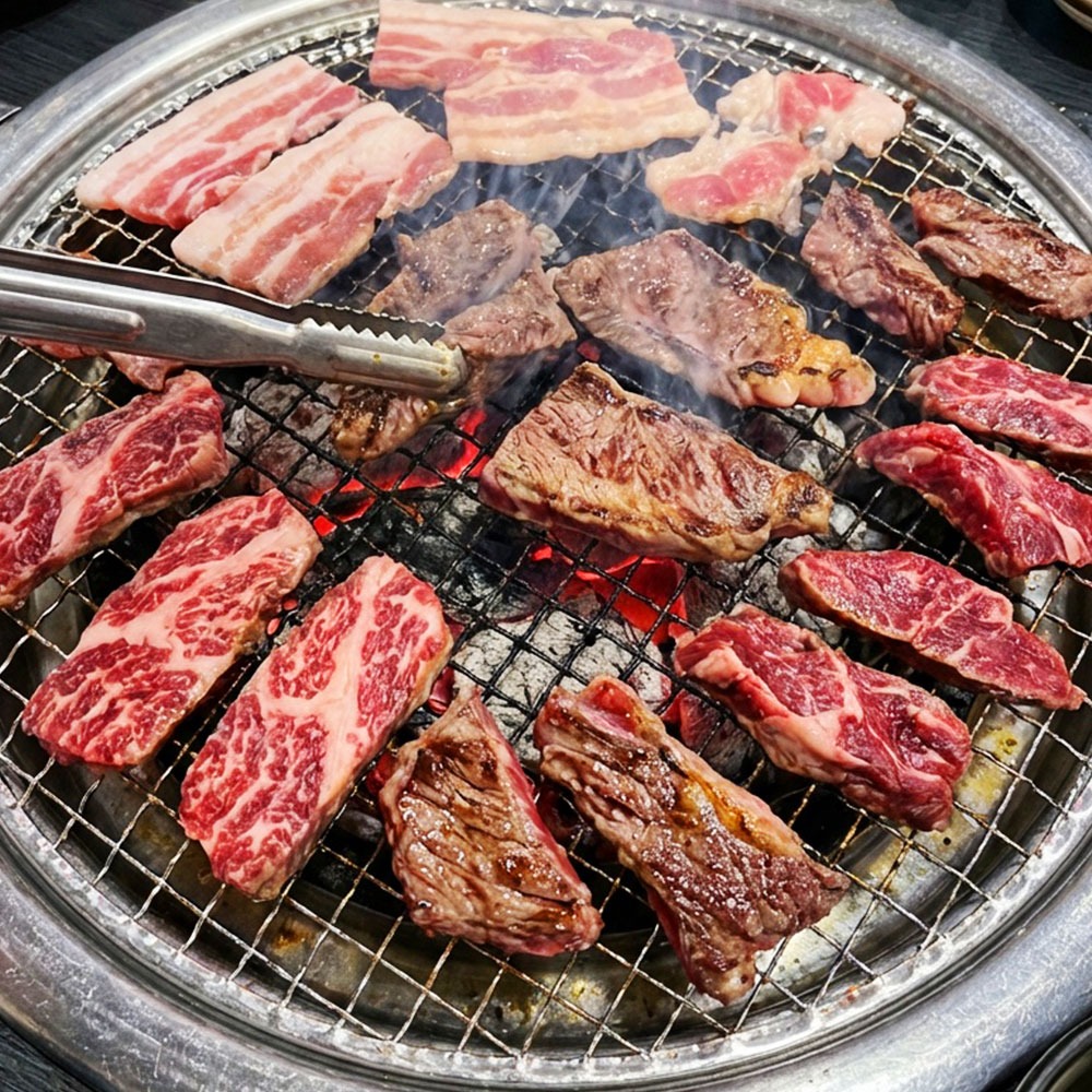 [토스]소고기 한판 모듬, 우삼겹 500g + 갈비살200g + 부채살300g, 1kg, 1세트 (24,900원/무배)
