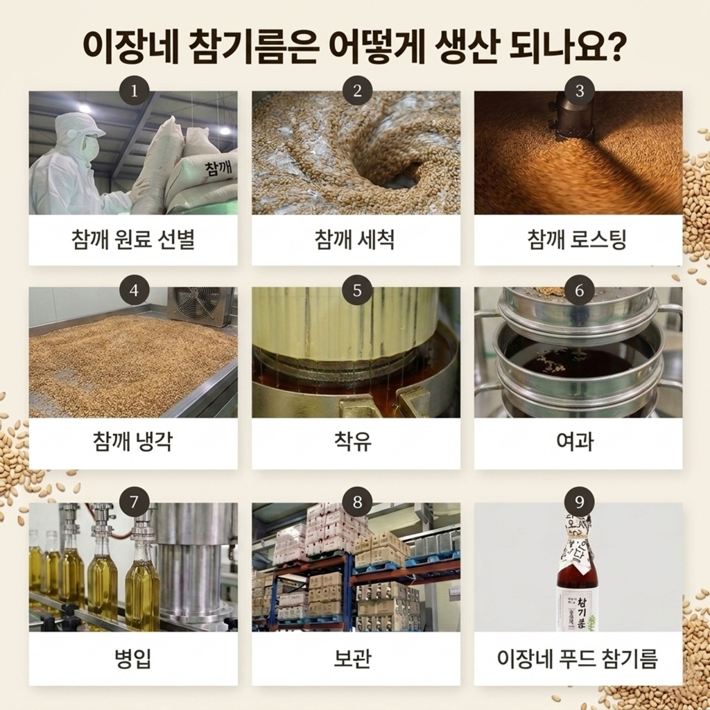 전통압착 통참기름, 350ml, 4개