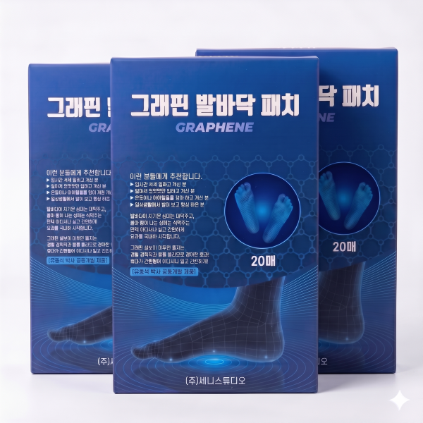 세니 그래핀 발바닥 패치, 40개, 2박스