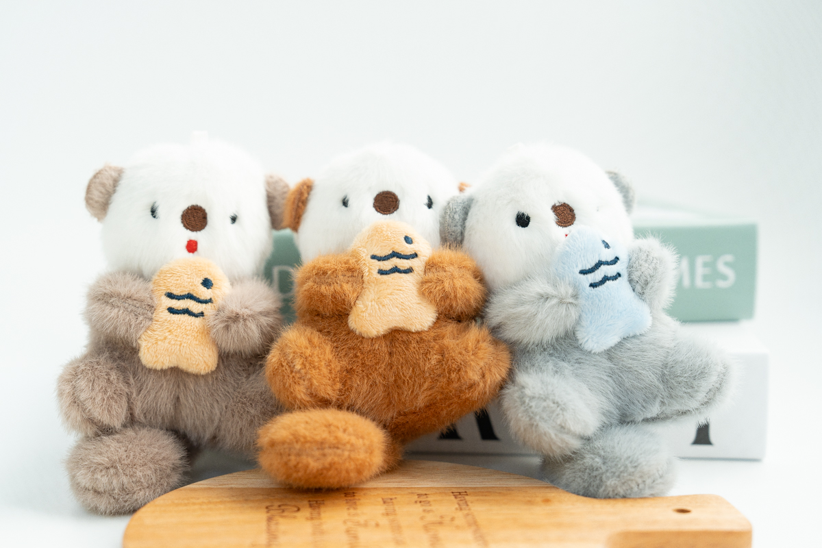 붕어빵 수달 키링, 베이지, 1개 상세 이미지 6