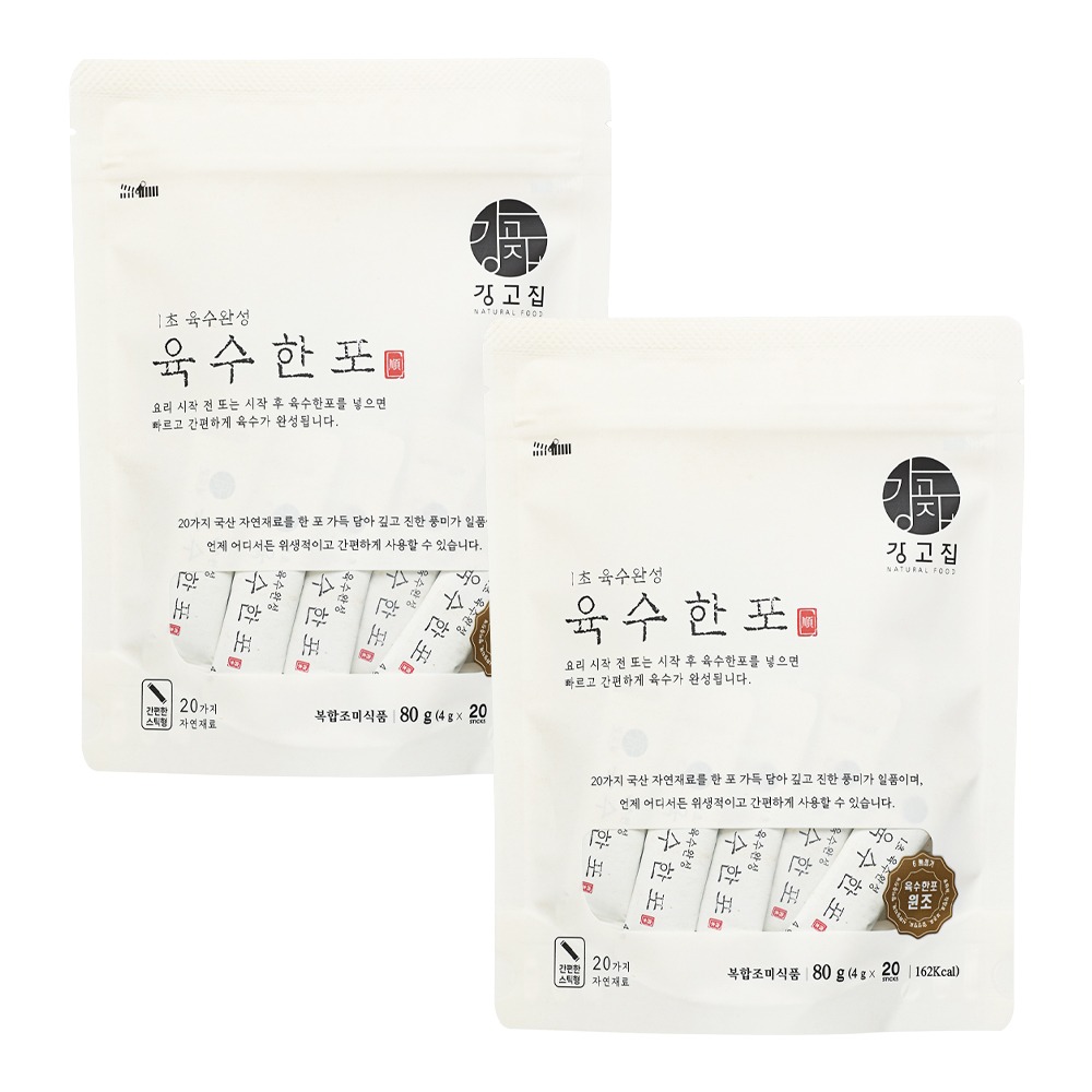 강고집 육수한포, 80g, 2봉 상품 이미지 1