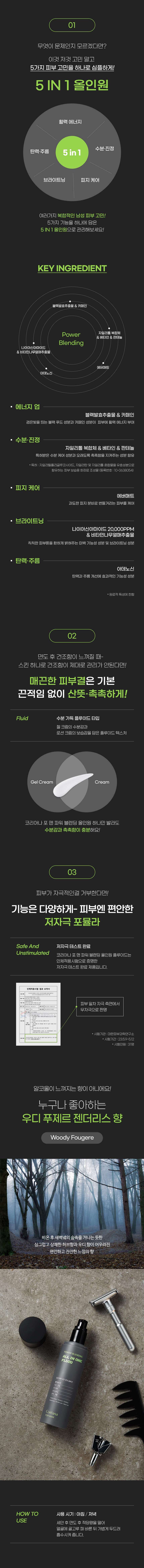 코리아나 포맨 파워 블렌딩 올인원 플루이드, 150ml, 2개 상세 이미지 3