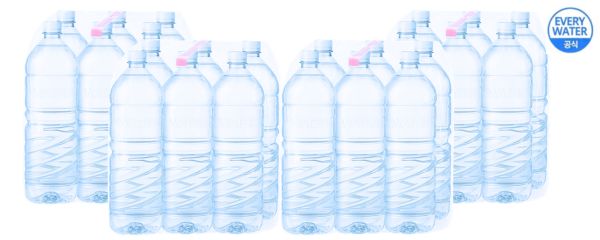 에브리워터 무라벨, 2L, 24개