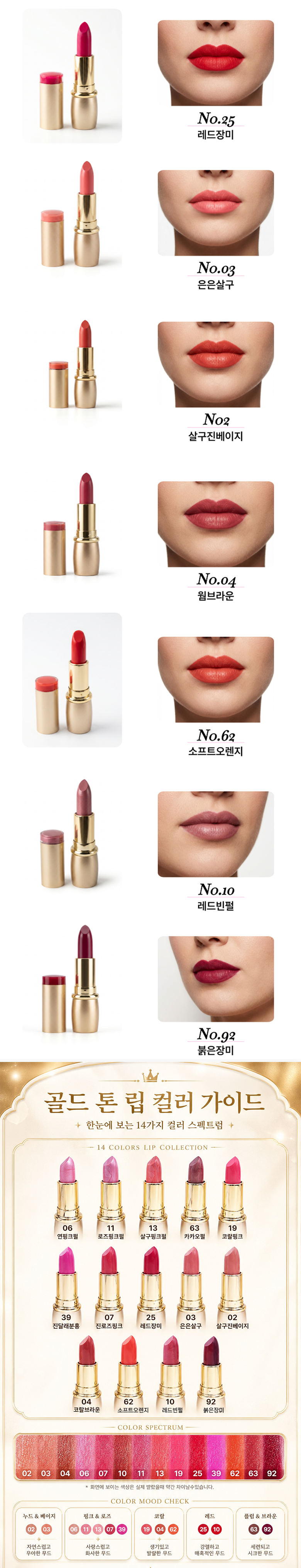 나스코스매틱 골드 톤 립 컬러, 3g, 살구진베이지, 1개 상세 이미지 4