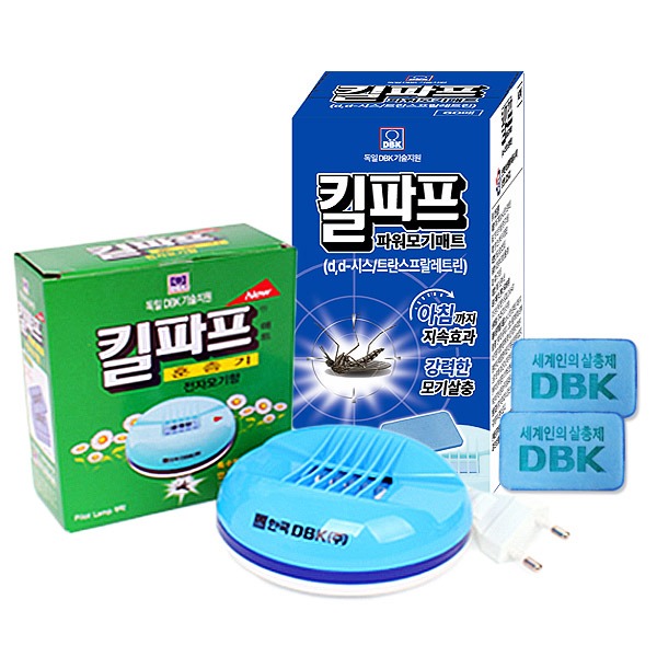 킬파프 훈증기, 1개 + 매트, 60매