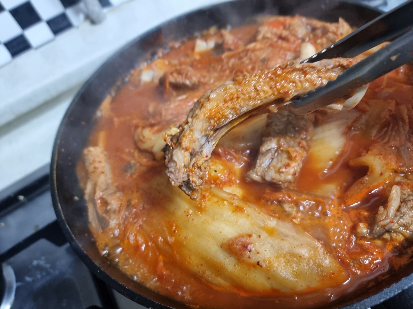 돼지 등갈비, 국내산, 3kg, 1박스