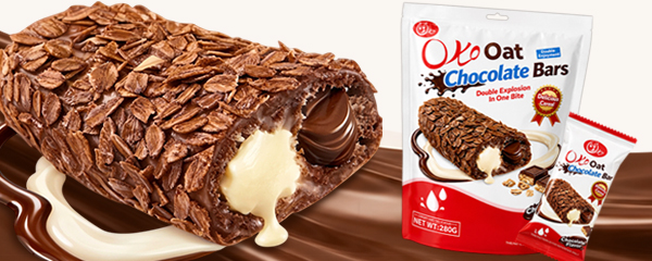 오코 오트 초콜릿바 초콜릿맛, 280g, 3개