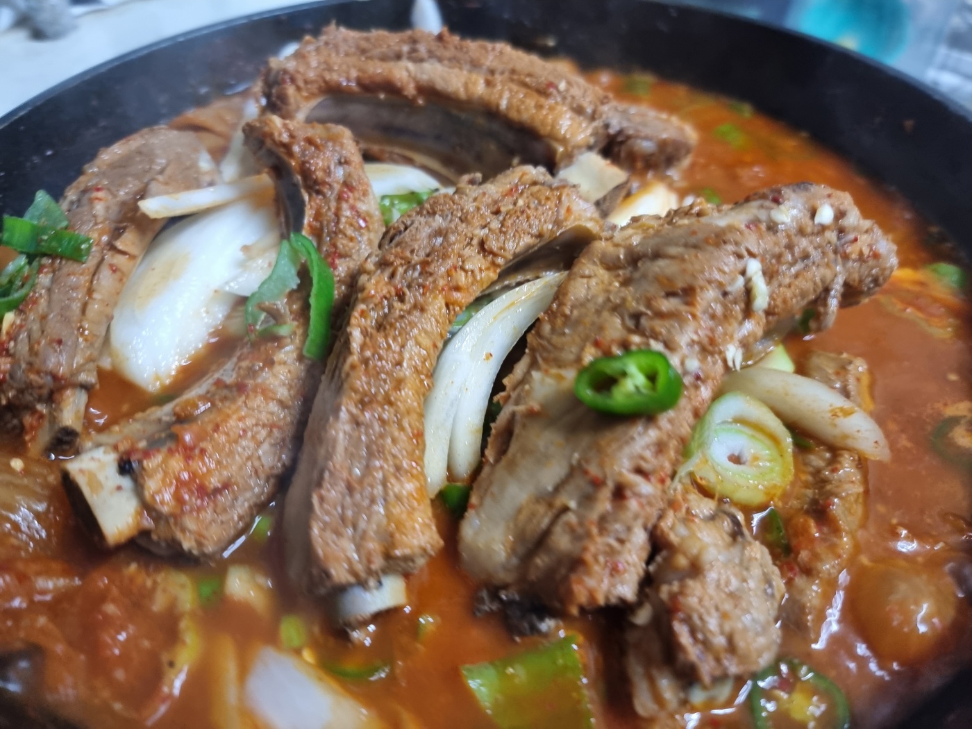 돼지 등갈비, 국내산, 3kg, 1박스