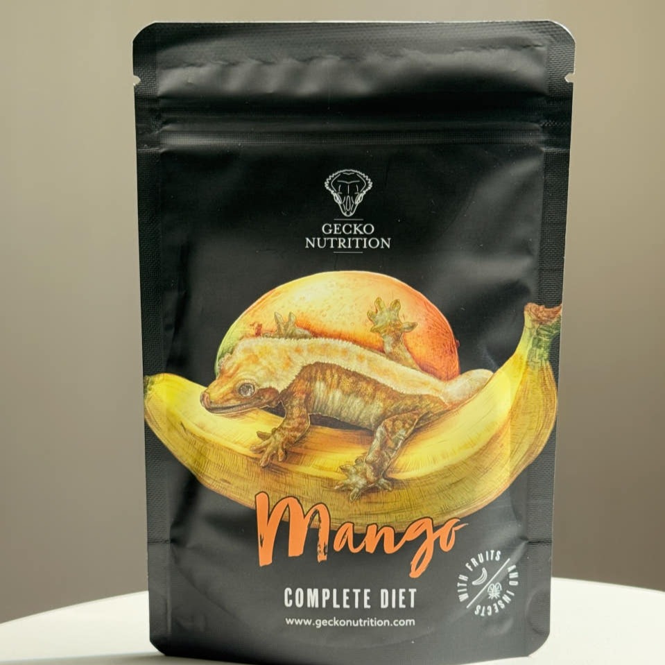 게코 뉴트리션 바나나 망고 크레스티드게코 사료 슈퍼푸드 크레 먹이, 50g, 1개